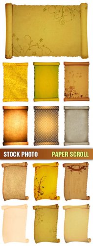Stock Photo -  (Paper Scrolls)