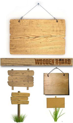 Stock Photo -   (Wooden Board)