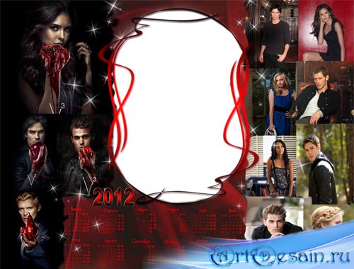 Calendar for 2012 - The Vampire Diaries