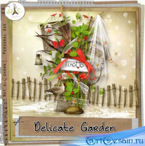  - -  . Scrap - Delicate Garden