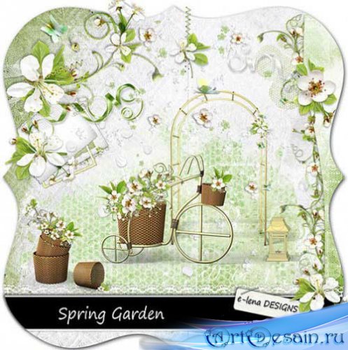    -  . Scrap - Spring garden