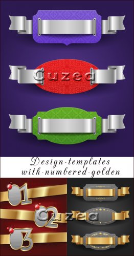 Design-templates-with-numbered-golden