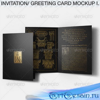    - Invitation & Greeting Card Mockup Pack I