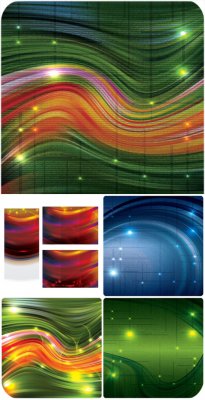  ,    / Vector backgrounds, shining colorful backgrounds