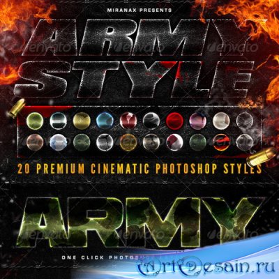  - 20 Cinematic Army / Military Photoshop Style - 7541352
