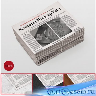 PSD - Mock-Up - Newspaper Vol.1 - 7670527