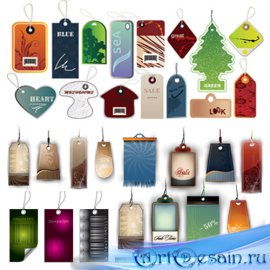       | Labels and Sale Tags Set in Vector