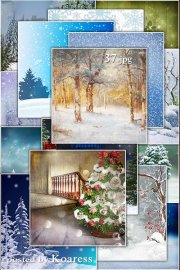   jpg    - Winter and Christmas backgrounds for design
